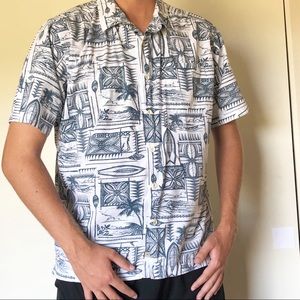 Quicksilver Waterman Short Sleeve Button Down XXL